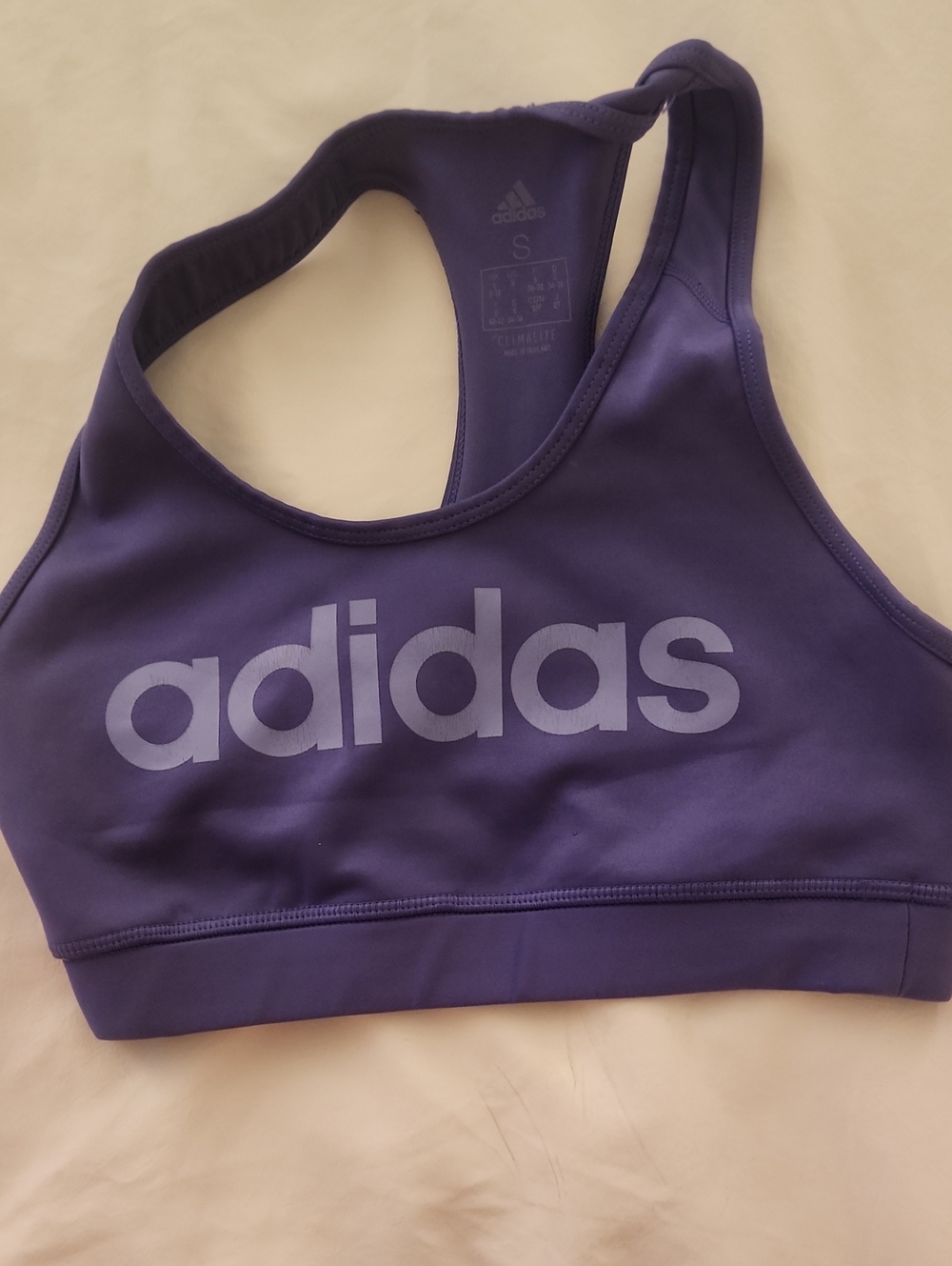 adidas Purple Racerback Swim Sports Top